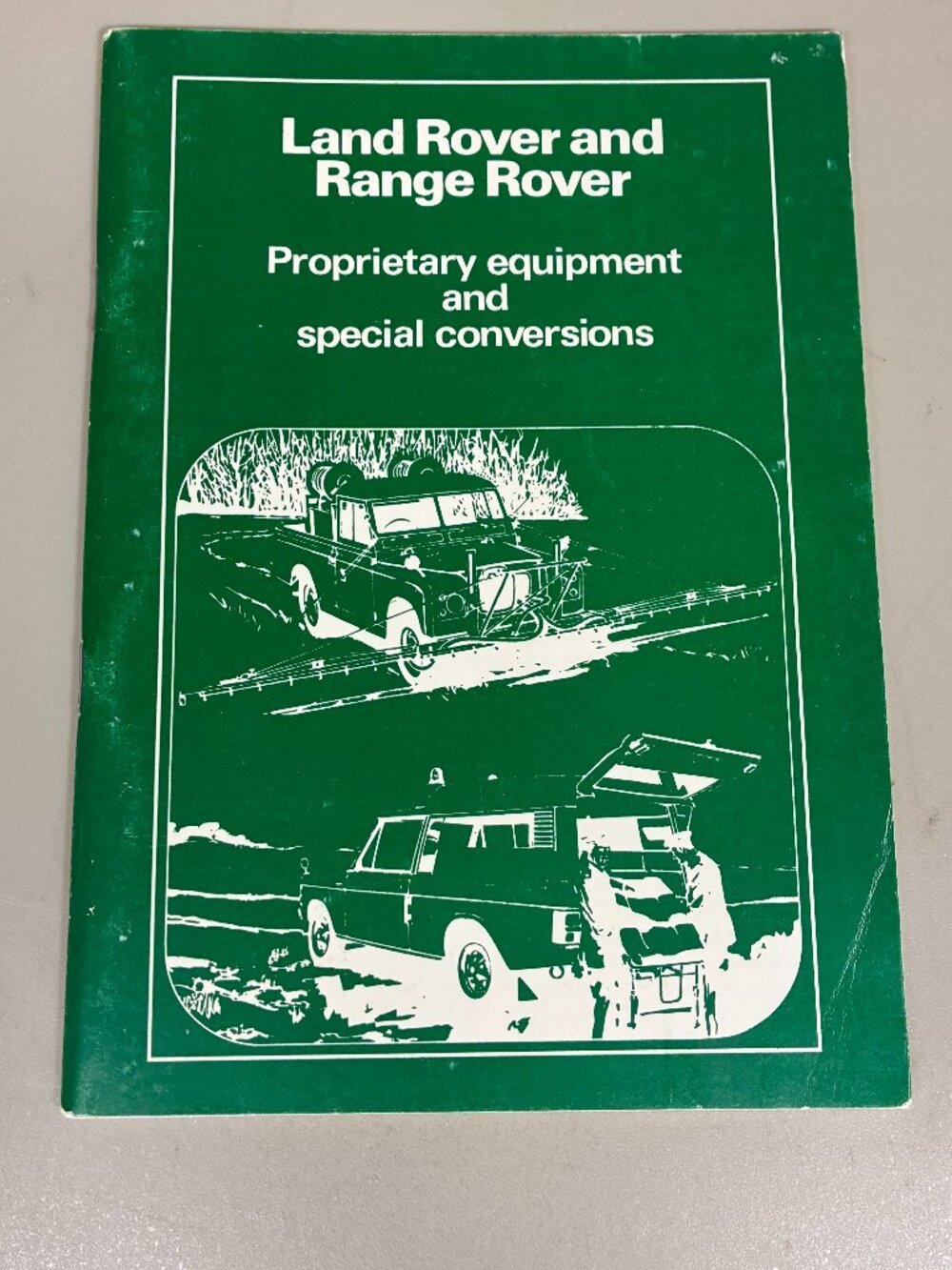 Vintage Land Rover Range Rover Proprietary Equipment Special Conversions Brochur